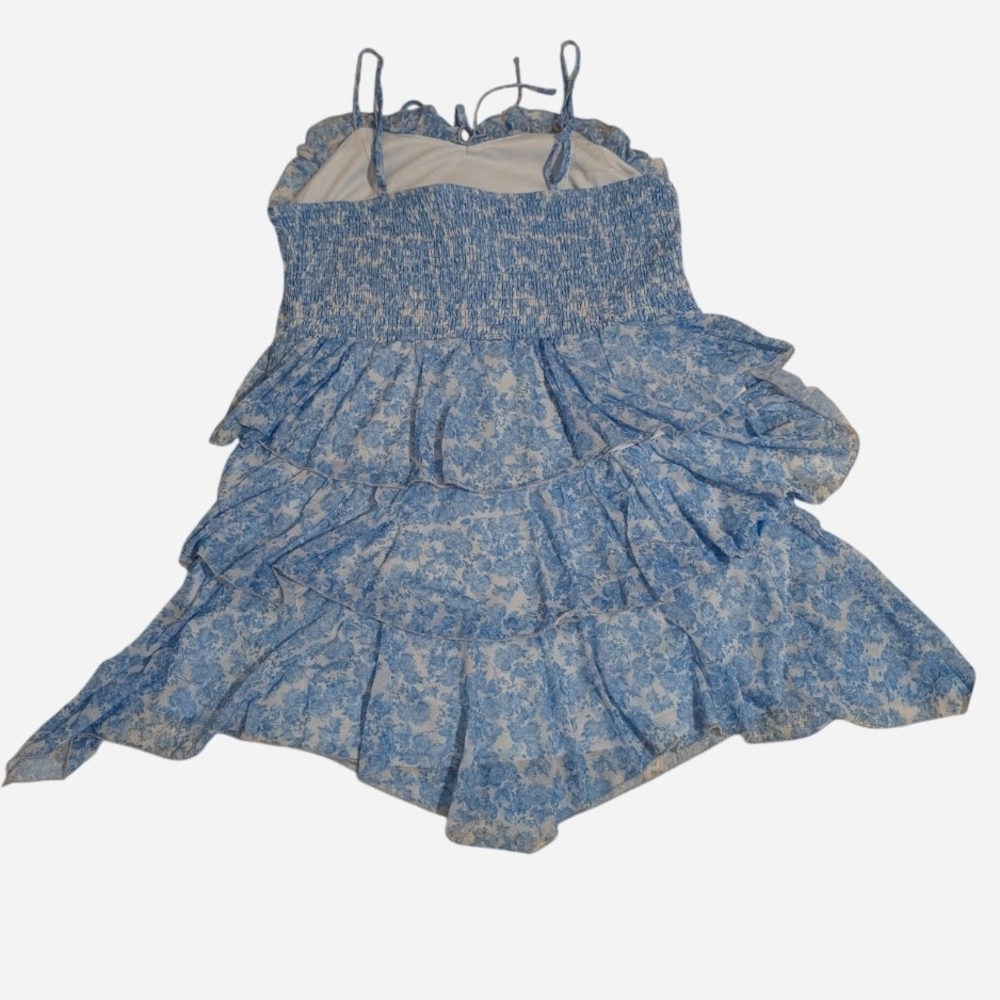 Wild Fable Light Blue Smocked Top - Picture 3 of 6
